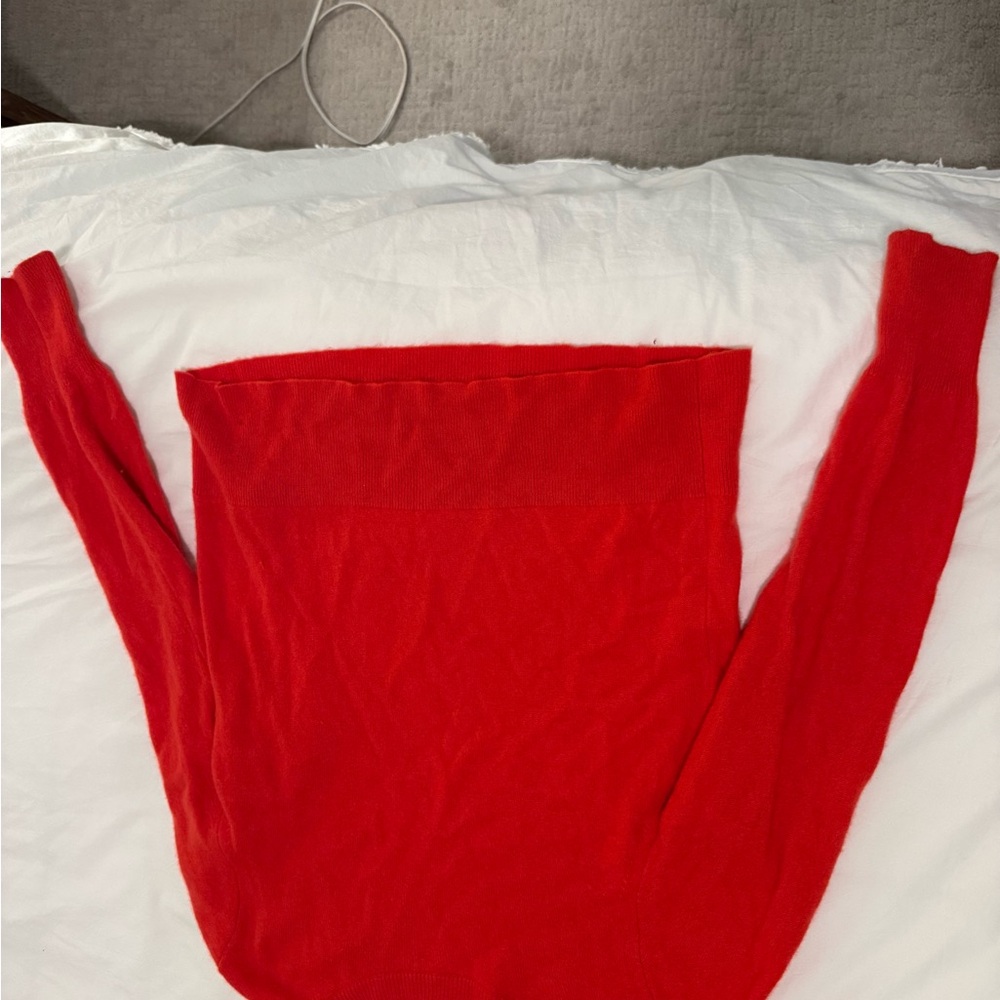 J. Crew Vibrant Red Sweater - Picture 2 of 4